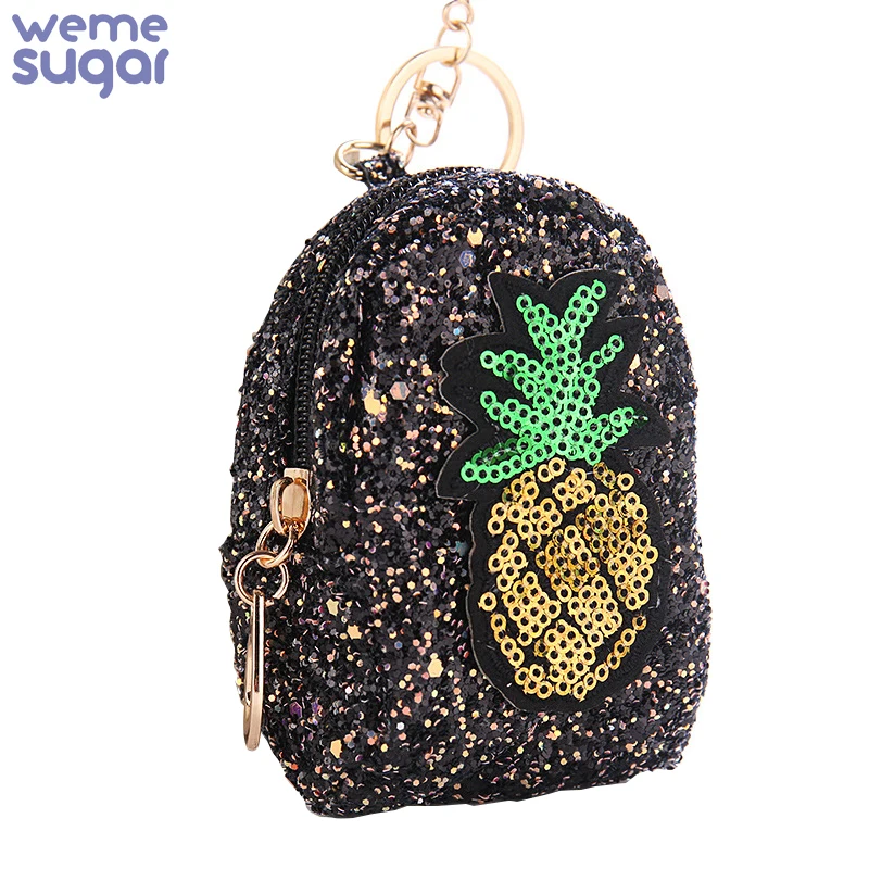 WeMe Sequins Bag Keychain Glitter Keys Chain Mini Paillette Owl Car Ring Holder With Pineapple
WeMe Sequins Bag Keychain Glitter Keys Chain Mini Paillette Owl Car Ring Holder With Pineapple