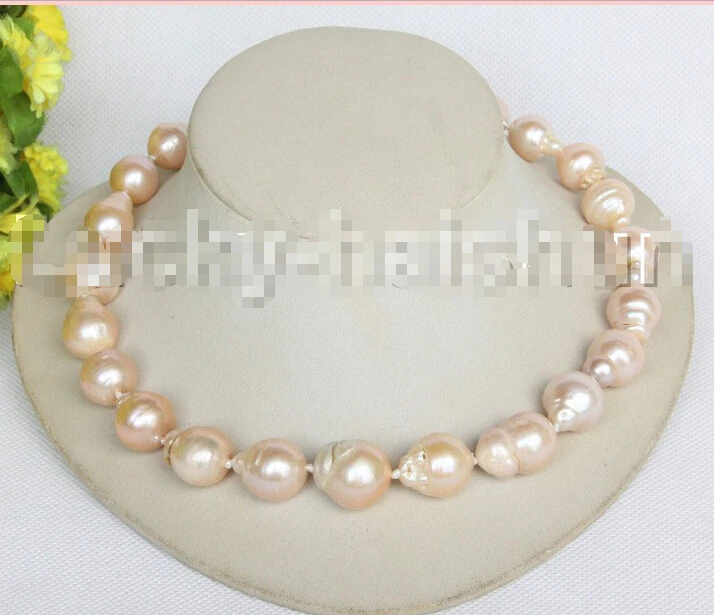 Free shipping >>>>>>ONLY! luster Baroque 18" 19mm pink Reborn keshi pearls necklace j11172
Free shipping >>>>>>ONLY! luster Baroque 18" 19mm pink Reborn keshi pearls necklace j11172