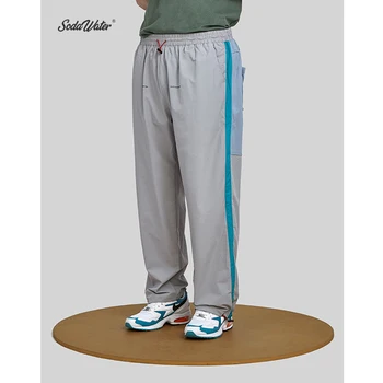 SODA WATER Colour Block Jogger Sweatpants Harajuku Streetwear Hip Hop Track Pants 2019 New Style Elastic Waist Trousers 81161W
SODA WATER Colour Block Jogger Sweatpants Harajuku Streetwear Hip Hop Track Pants 2019 New Style Elastic Waist Trousers 81161W