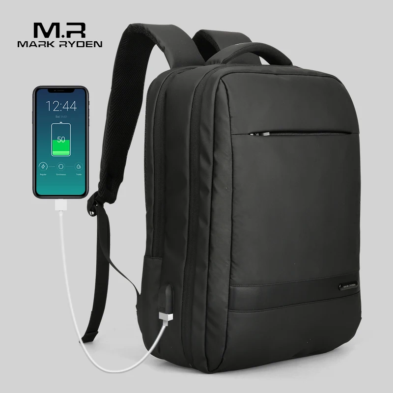 Mark Ryden Anti-thief USB Backpack Male 15.6 inch laptop Bags for Men Multi-layer School Bag Male Travel Mochila