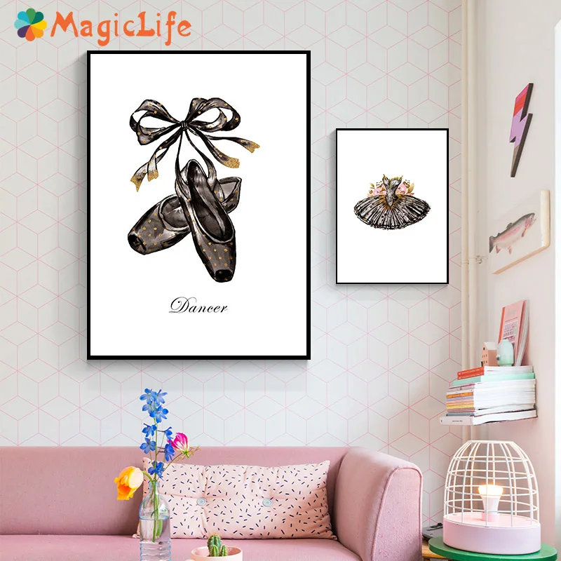 Infantil Fun Childhood Wall Art Canvas Painting Ballet Shoes Skirt Nude Poster Affiche et impression Wall Pictures Unframed
Infantil Fun Childhood Wall Art Canvas Painting Ballet Shoes Skirt Nude Poster Affiche et impression Wall Pictures Unframed