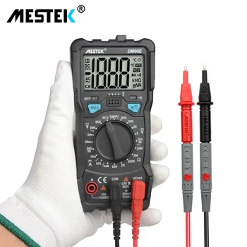 Mestek Auto Range Digital Multimeter 1999 counts Backlight AC/DC Ammeter Voltmeter Ohm Handled multitester multi meter DM90E
Mestek Auto Range Digital Multimeter 1999 counts Backlight AC/DC Ammeter Voltmeter Ohm Handled multitester multi meter DM90E
