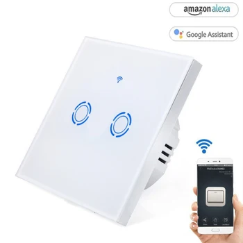 Smart Wifi Switch Panel Wireless Remote Control Timer Schedule Wall Switch LED Light APP Control Switch for Google Home Alexa
Smart Wifi Switch Panel Wireless Remote Control Timer Schedule Wall Switch LED Light APP Control Switch for Google Home Alexa