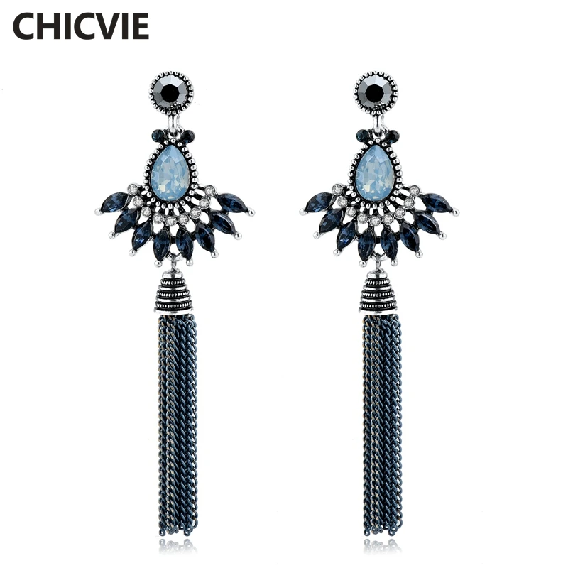 CHICVIE Trending Now Vintage Luxury Push-Back drop Earrings for Women Rhinestone Metal Tassel Jewelry for Party Gift SER160119
CHICVIE Trending Now Vintage Luxury Push-Back drop Earrings for Women Rhinestone Metal Tassel Jewelry for Party Gift SER160119
