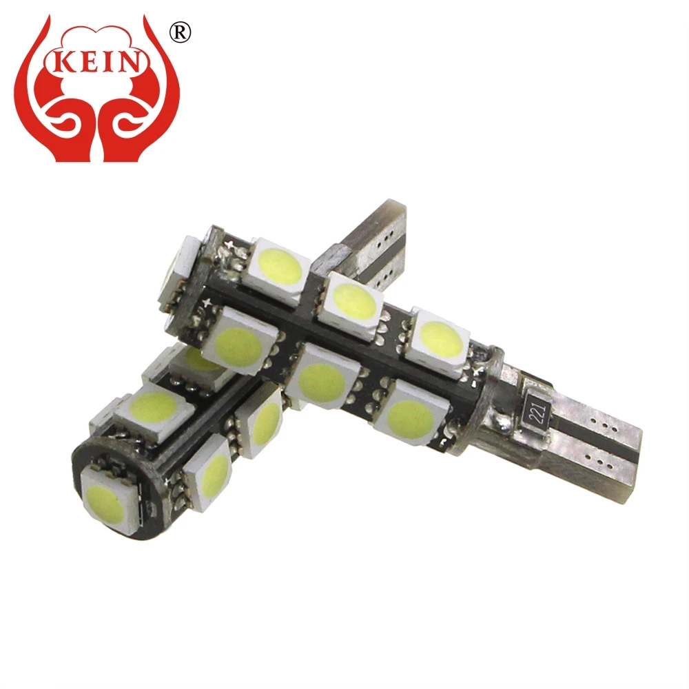 KEIN 2PCS T10 LED W5W Bulb AUTO 5050 13SMD Car 168 194 CANBUS Reading Trunk Door lamp Side Wedge signal Light Vehicle White 12V
KEIN 2PCS T10 LED W5W Bulb AUTO 5050 13SMD Car 168 194 CANBUS Reading Trunk Door lamp Side Wedge signal Light Vehicle White 12V