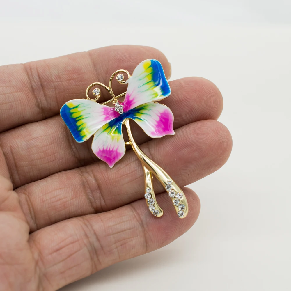 Fashion Insect Butterfly Brooches Pin Enamel Broach Rhinestone Crystals Pins Women Jewelry Birthday Gifts 3716
Fashion Insect Butterfly Brooches Pin Enamel Broach Rhinestone Crystals Pins Women Jewelry Birthday Gifts 3716