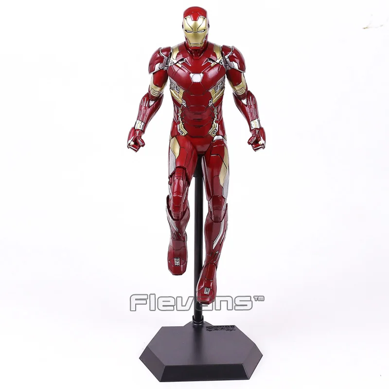 Crazy Speelgoed Iron Man MARK XLVI MK 46 1/6 Schaal PVC Figuur Collectible Model Toy 38 cm
