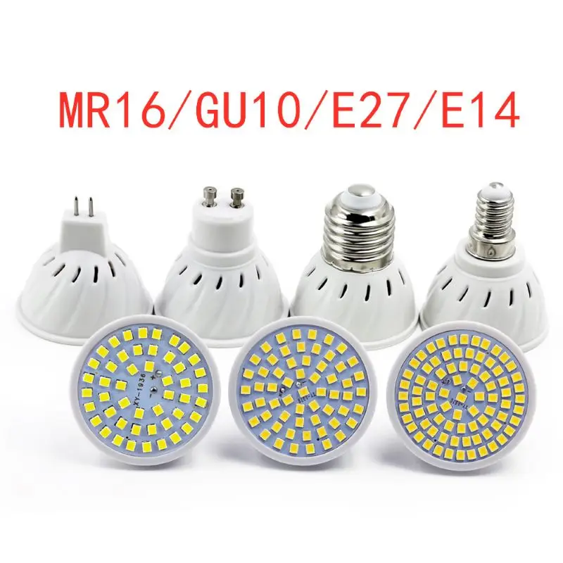 Led Spotlight Bulb E27 E14 GU10 MR16 Led Lamp 220V LED Quantity 48 60 80 LED Quantity2835 SMD Energy Saving Home Lighting
Led Spotlight Bulb E27 E14 GU10 MR16 Led Lamp 220V LED Quantity 48 60 80 LED Quantity2835 SMD Energy Saving Home Lighting