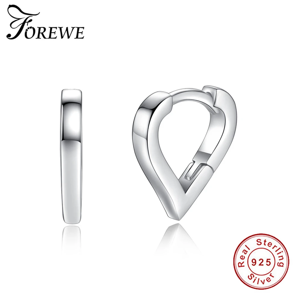 FOREWE Simple Heart Earrings for Baby Girls Kids Authentic 925 Sterling Silver Earrings Children Jewelry
FOREWE Simple Heart Earrings for Baby Girls Kids Authentic 925 Sterling Silver Earrings Children Jewelry