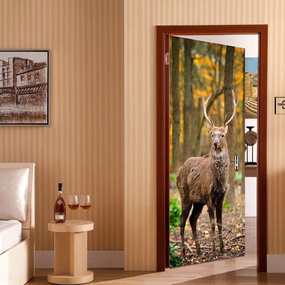 3D Wall Stick Waterproof Deer in Forest Mural Door Stickers Wallpaper Wall Decals Poster Mural Living Room Bedroom Home Decor
3D Wall Stick Waterproof Deer in Forest Mural Door Stickers Wallpaper Wall Decals Poster Mural Living Room Bedroom Home Decor