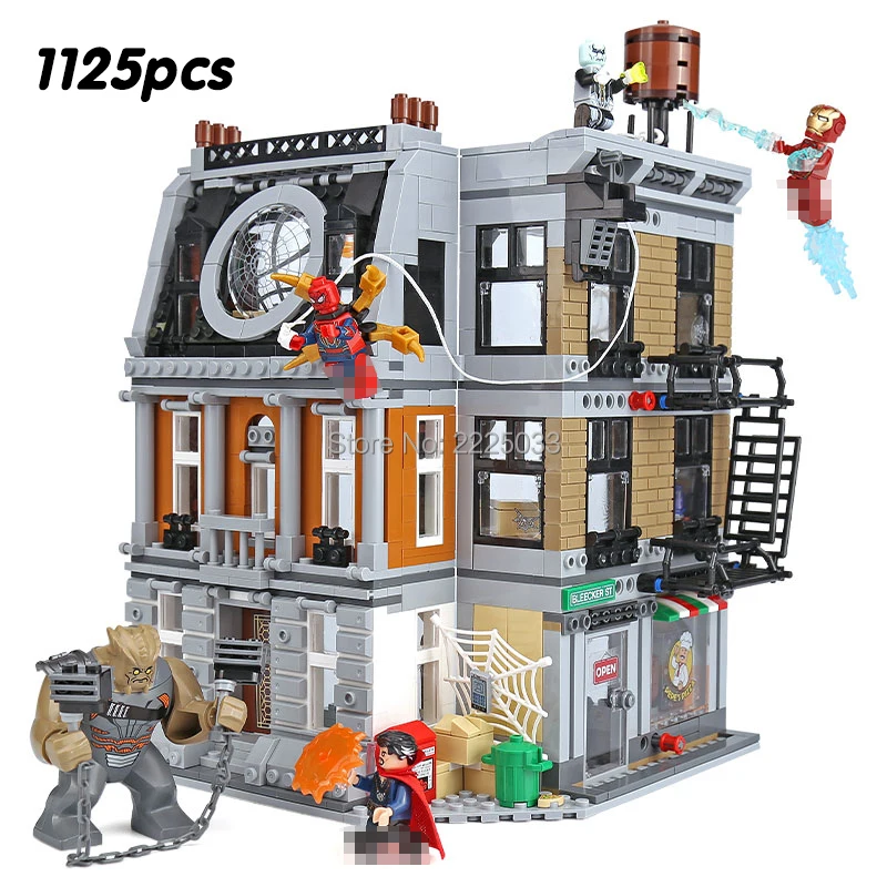 compatible legoeinglys Marvel Super Heroes Avengers iron Man MK Armor Doctor Strange,spider man building blocks toys gift 76108
compatible legoeinglys Marvel Super Heroes Avengers iron Man MK Armor Doctor Strange,spider man building blocks toys gift 76108