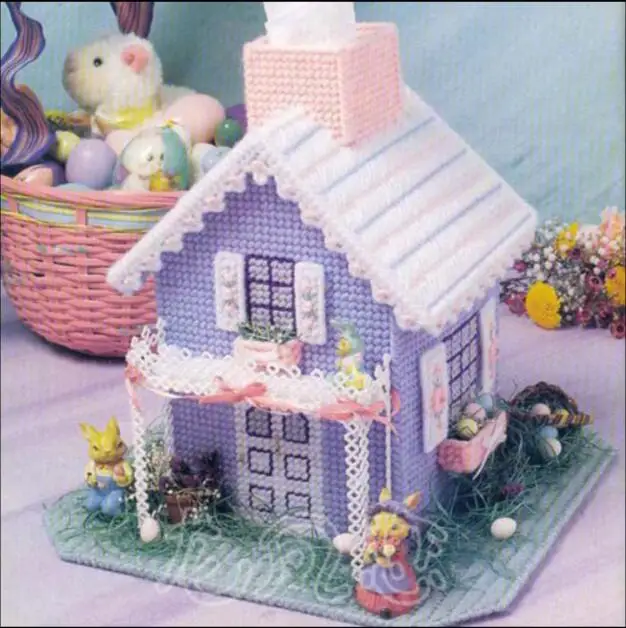 17x17x23cm New living room garden house storage tissue box embroidery kit DIY handmade craft set Crocheting knitting needlework
17x17x23cm New living room garden house storage tissue box embroidery kit DIY handmade craft set Crocheting knitting needlework