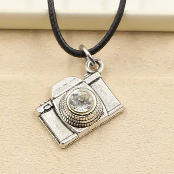 New Fashion Tibetan Silver Color Pendant Camera Necklace Choker Charm Black Leather Cord Factory Price Handmade Jewelry
New Fashion Tibetan Silver Color Pendant Camera Necklace Choker Charm Black Leather Cord Factory Price Handmade Jewelry