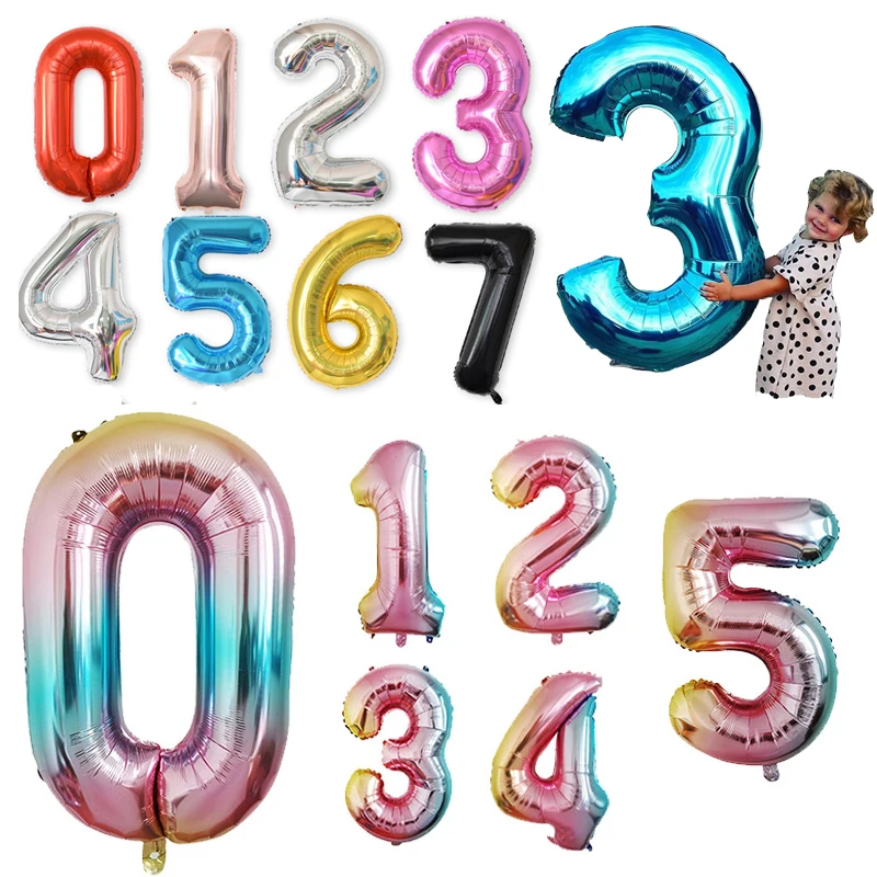 40'' 32'' Gradient Rose Gold Number Balloon Happy Birthday Globo Foil Balloons rainbow 2019 Anniversary Decor Birthday Supplies
40'' 32'' Gradient Rose Gold Number Balloon Happy Birthday Globo Foil Balloons rainbow 2019 Anniversary Decor Birthday Supplies