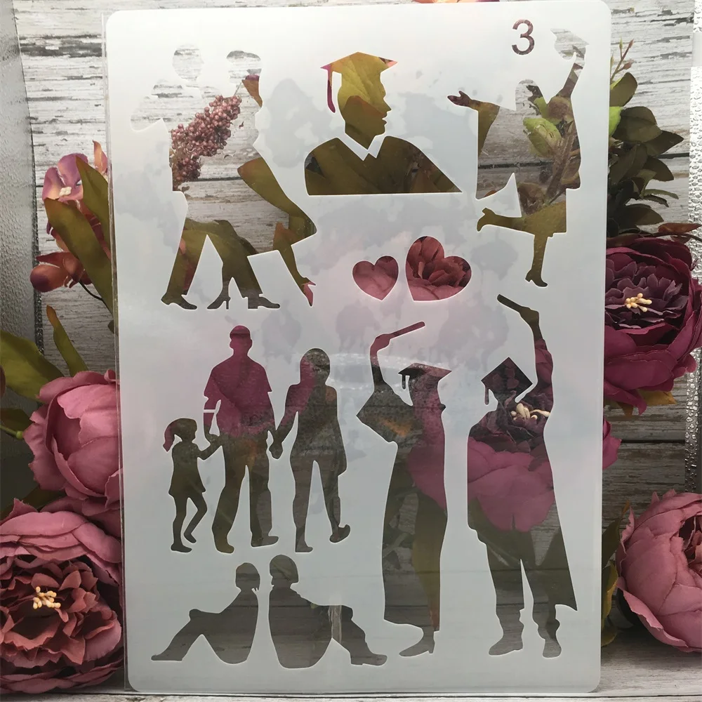 A4 29cm Graduate Dance Lover School DIY Layering Stencils Painting Scrapbook Coloring Embossing Album Decorative Paper Template
A4 29cm Graduate Dance Lover School DIY Layering Stencils Painting Scrapbook Coloring Embossing Album Decorative Paper Template