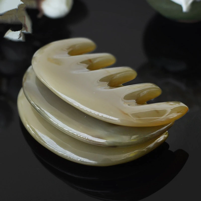 1PC Natural Authentic Yak Horn five-tooth Massage Comb 10cm Thick Head Massage Scraping Comb G0411
1PC Natural Authentic Yak Horn five-tooth Massage Comb 10cm Thick Head Massage Scraping Comb G0411