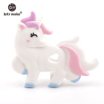let's make Accessories Silicone Unicorn Food Grade Materials Crib Sensory Toy DIY Craft Jewelry Nursing Accessories Baby Teether
let's make Accessories Silicone Unicorn Food Grade Materials Crib Sensory Toy DIY Craft Jewelry Nursing Accessories Baby Teether
