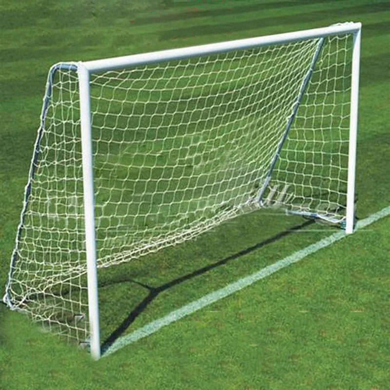 Image Super sell Football Soccer Goal Post Net 2.4x1.8m for Sports Training match Outdoor White