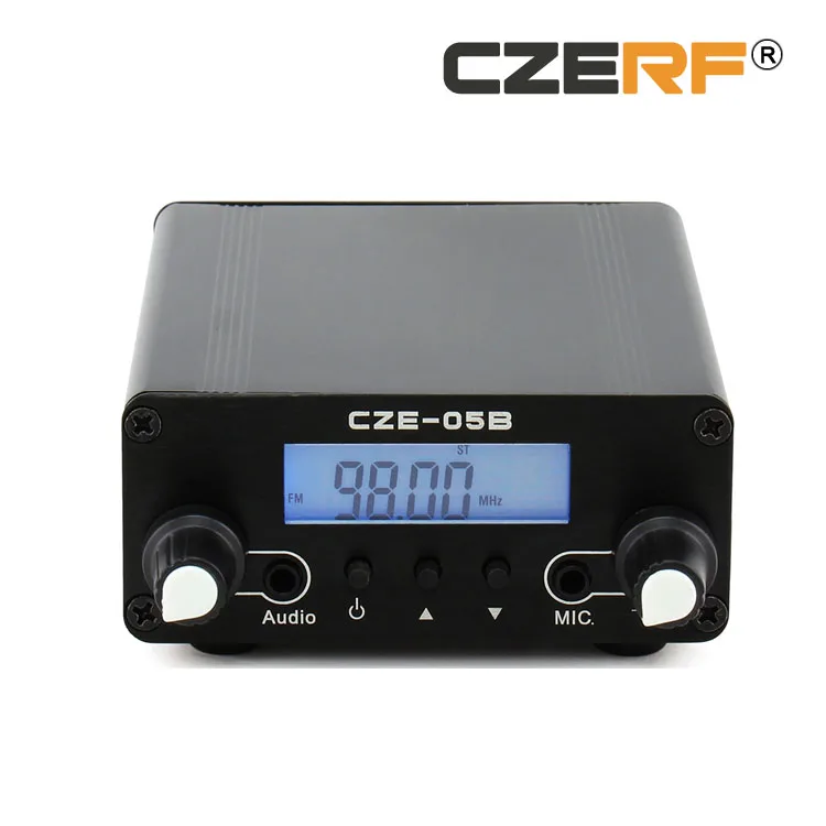 

Free Shipping CZE-05B 0.5W Small Audio Amplifier FM Transmitter 76~108MHz Adjustable Black Color