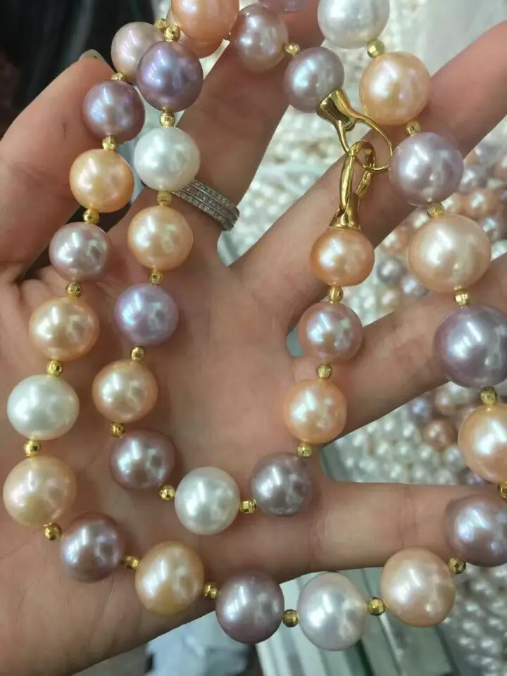10-11mm natural south seas white pink purple multicolor pearl necklace 18inch (9.13)
10-11mm natural south seas white pink purple multicolor pearl necklace 18inch (9.13)