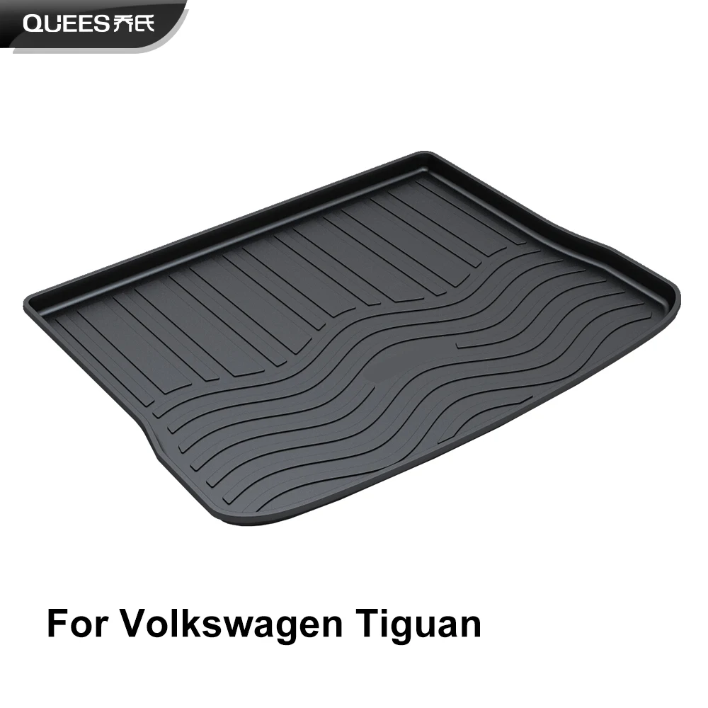 QUEES коврик для подноса под заказ Volkswagen Tiguan Allspace 2007 2008 2009 2010 2011 2017 2018 |