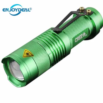 10pcs Green Mini Q5 AA LED Flashlight Torch Zoomable 2000 Lumen Flash Light Lamp Outdoor Camping Hunting Lanterna
10pcs Green Mini Q5 AA LED Flashlight Torch Zoomable 2000 Lumen Flash Light Lamp Outdoor Camping Hunting Lanterna