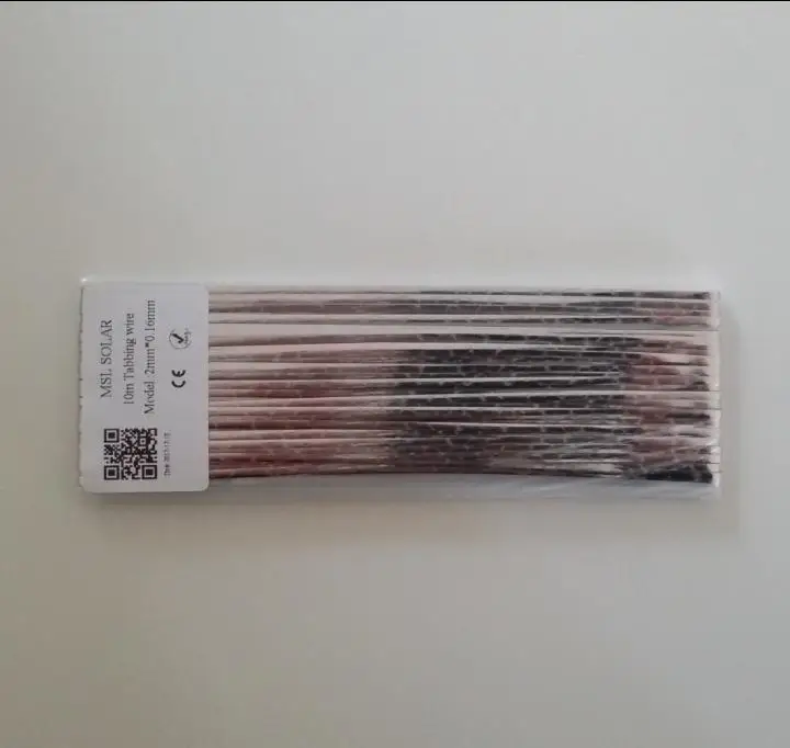 ALLMEJORES Solar Cell Tabbing wire 2mm*0.16mm Solder wire for soalr panel Connection Solar cables 10meters/Lot.
ALLMEJORES Solar Cell Tabbing wire 2mm*0.16mm Solder wire for soalr panel Connection Solar cables 10meters/Lot.