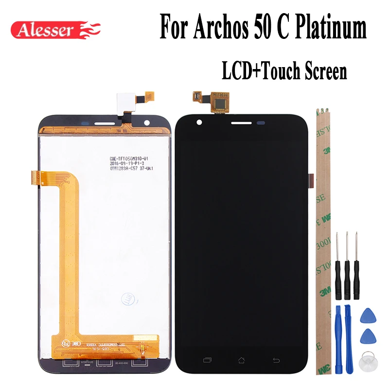 Alesser For Archos 50 c platinum LCD Display and Touch Screen Assembly Repair Parts Replacement Accessory + Tools +Adhesive
Alesser For Archos 50 c platinum LCD Display and Touch Screen Assembly Repair Parts Replacement Accessory + Tools +Adhesive