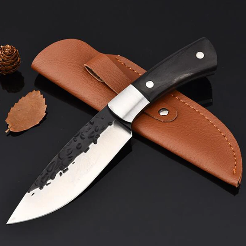 Top Quality SDIYABEIZ Fixed Blade Knives 7CR13MOV Steel 58HRC Hard Tough Straight Knife With Leather Sheath
Top Quality SDIYABEIZ Fixed Blade Knives 7CR13MOV Steel 58HRC Hard Tough Straight Knife With Leather Sheath