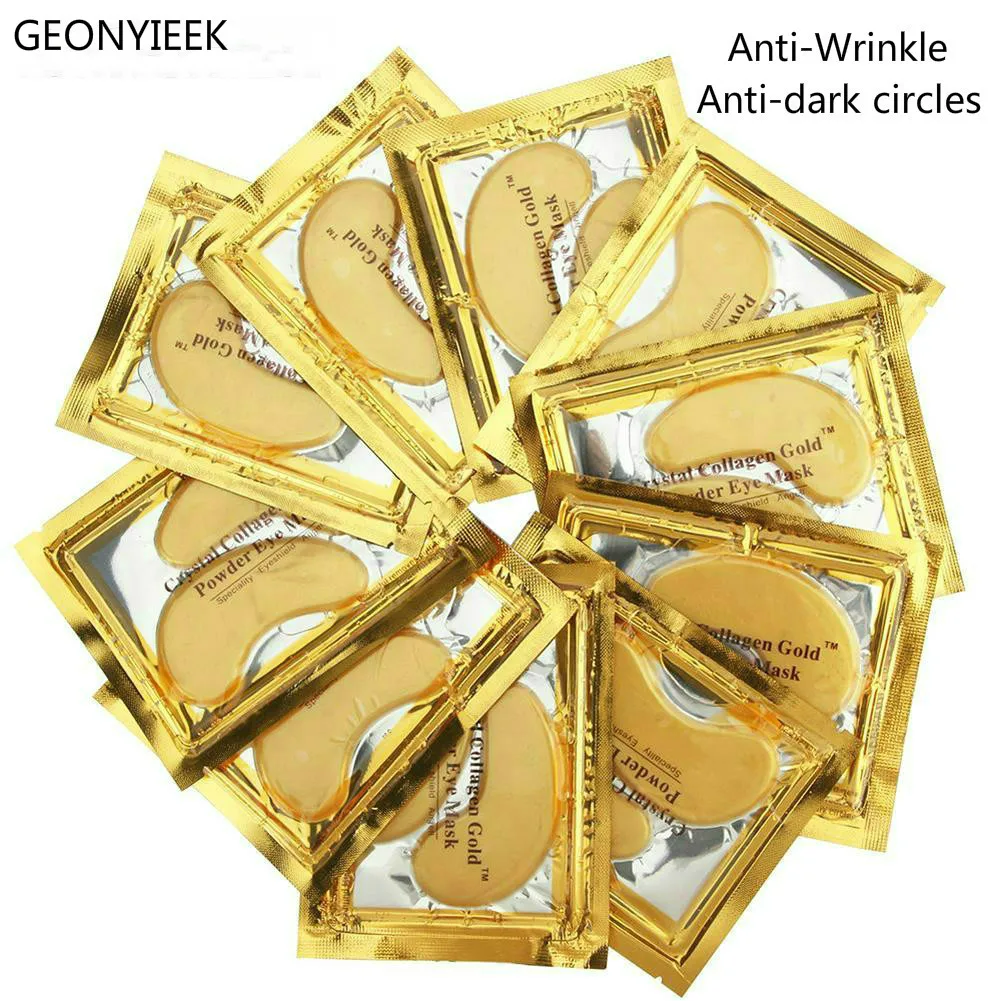20pcs=10packs Gold Crystal Collagen Eye Mask Eye Patches For The Eye Anti-Wrinkle Remove Black Eye Care Face Skin Care Beauty
20pcs=10packs Gold Crystal Collagen Eye Mask Eye Patches For The Eye Anti-Wrinkle Remove Black Eye Care Face Skin Care Beauty