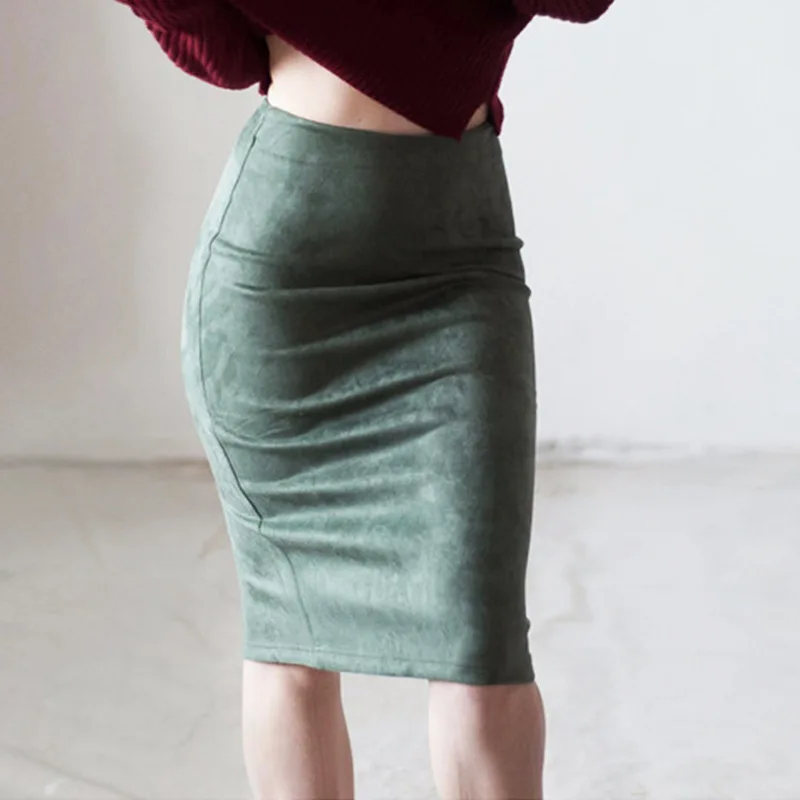 Spring Autumn Sexy Chic Pencil Skirts Office Look Natural Waist Knee-Length Solid Skirt Casual Slim Hip Placketing
Spring Autumn Sexy Chic Pencil Skirts Office Look Natural Waist Knee-Length Solid Skirt Casual Slim Hip Placketing