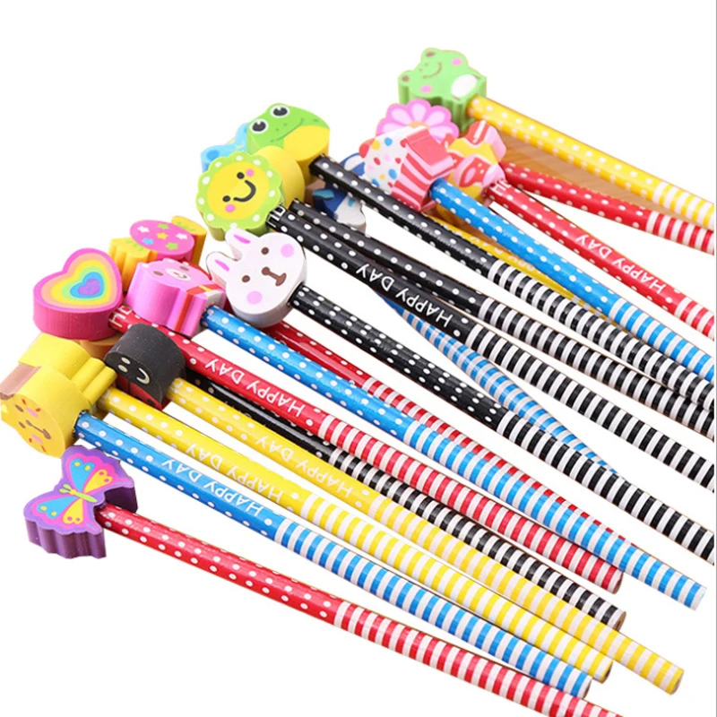 2PCS Kawaii Children'S Creative Student Wood Lovely Animal Rubber Styling Pencil Cartoon Stationery Office And School Supplies
2PCS Kawaii Children'S Creative Student Wood Lovely Animal Rubber Styling Pencil Cartoon Stationery Office And School Supplies