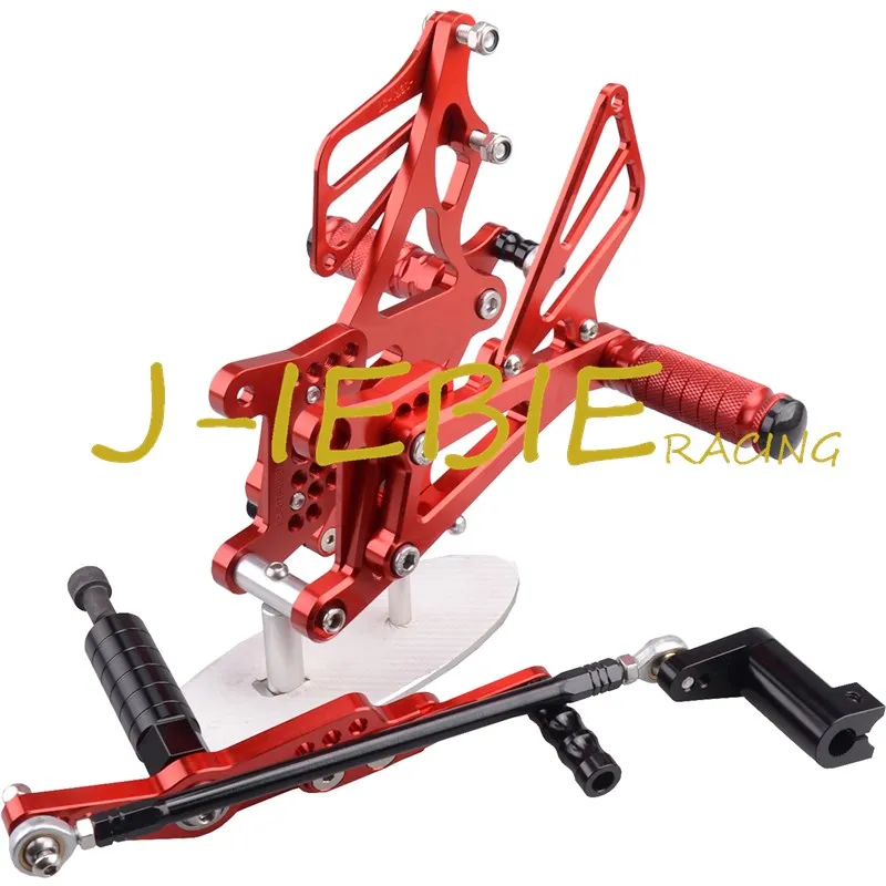CNC Racing Rearset Регулируемые задние комплекты подножки подходят для Yamaha YZF R1 2007 2008 красный
CNC Racing Rearset Регулируемые задние комплекты подножки подходят для Yamaha YZF R1 2007 2008 красный