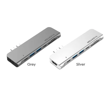 LENTION 7 In 1 Hub Multi-port Adapter 2 * Type-C to PD USB-C 2 * USB3.0 4K@30Hz HD Interface Memory Card Port TF Connector
LENTION 7 In 1 Hub Multi-port Adapter 2 * Type-C to PD USB-C 2 * USB3.0 4K@30Hz HD Interface Memory Card Port TF Connector