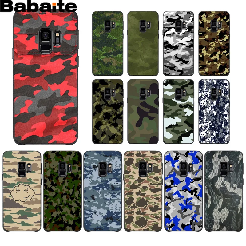 Babaite Камуфляжный узор военный армейский Дизайн чехол для телефона Samsung S9 plus S5 S6