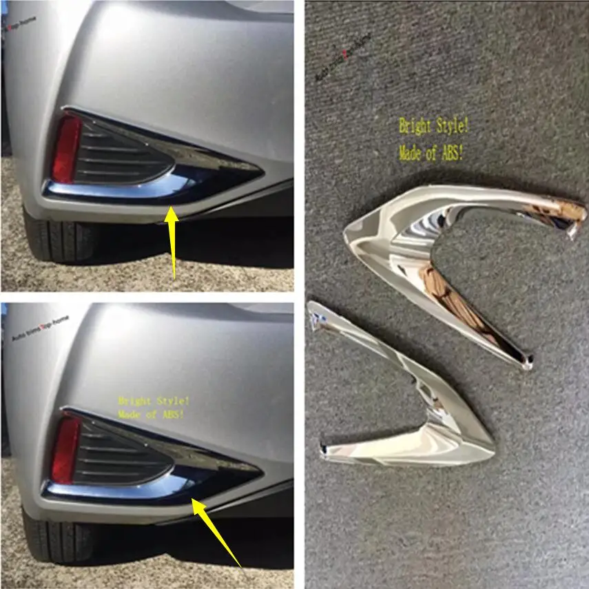 Yimaautotrims Exterior Chrome Bright Style Rear Fog Lights Lamp Frame Cover Trim 2 Pcs ABS Fit For Toyota YARIS / VITZ 2018 2019
Yimaautotrims Exterior Chrome Bright Style Rear Fog Lights Lamp Frame Cover Trim 2 Pcs ABS Fit For Toyota YARIS / VITZ 2018 2019
