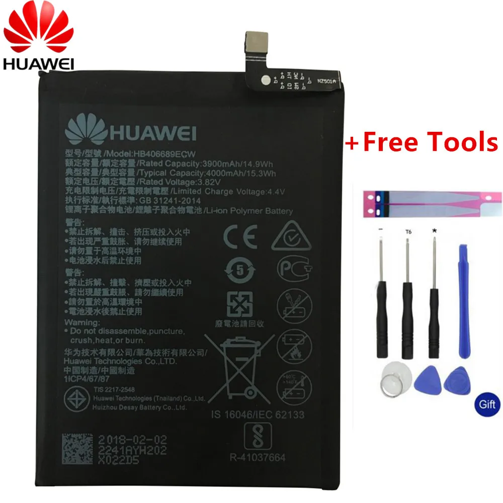 New Original HB406689ECW 4000mAh Rechargeable Li-ion Phone battery For Huawei Enjoy 7 Enjoy 7plus Y7 Prime Smart Mobile Phone
New Original HB406689ECW 4000mAh Rechargeable Li-ion Phone battery For Huawei Enjoy 7 Enjoy 7plus Y7 Prime Smart Mobile Phone