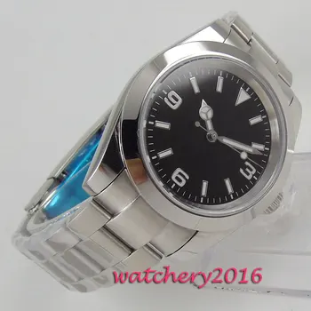 40mm Bliger Sterile Black Dial Stainless steel Case Automatic Movement men's Watch
40mm Bliger Sterile Black Dial Stainless steel Case Automatic Movement men's Watch