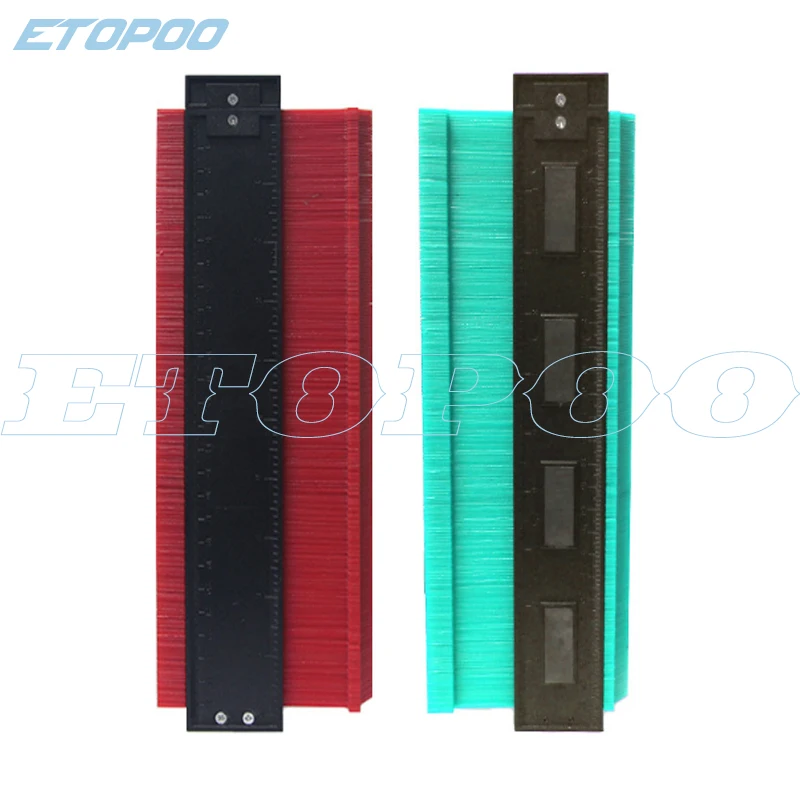 250mm 10inch plastic Profile Copy Contour Gauge 5" Duplicator Wood Marking Tool metal Tiling Laminate tool Ruler
250mm 10inch plastic Profile Copy Contour Gauge 5" Duplicator Wood Marking Tool metal Tiling Laminate tool Ruler