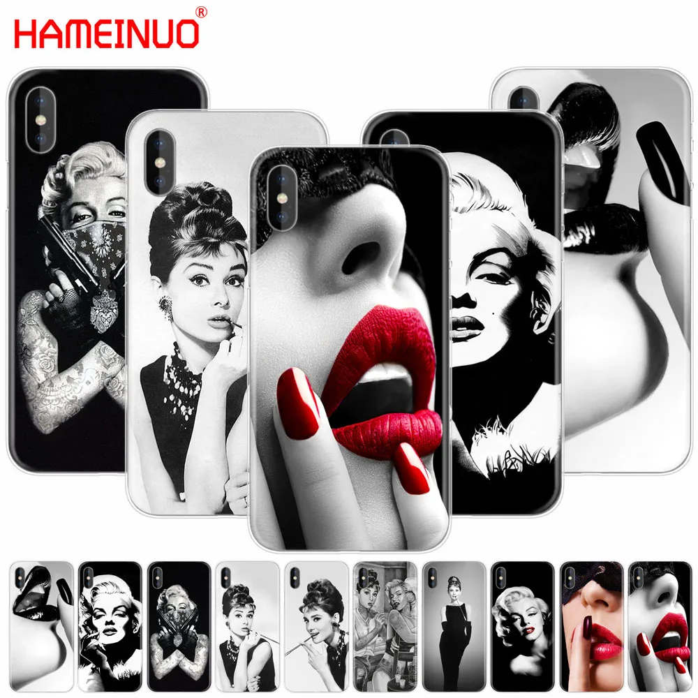HAMEINUO Audrey Hepburn Tattooed Marilyn Monroe cell phone Cover case for iphone X 8 7 6 4 4s 5 5s SE 5c 6s plus
HAMEINUO Audrey Hepburn Tattooed Marilyn Monroe cell phone Cover case for iphone X 8 7 6 4 4s 5 5s SE 5c 6s plus
