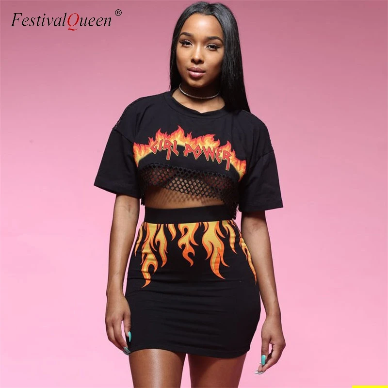Fashion Fire Printed Hollow Out Crop Top Bodycon Mini Skirts 2 Two Piece Set Women Back See Through Top Stretchy Skirt Outfits
Fashion Fire Printed Hollow Out Crop Top Bodycon Mini Skirts 2 Two Piece Set Women Back See Through Top Stretchy Skirt Outfits