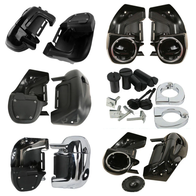 Motorcycle 6.5" Speaker Box Pods Lower Vented Leg Fairings For Harley Touring FL
Motorcycle 6.5" Speaker Box Pods Lower Vented Leg Fairings For Harley Touring FL