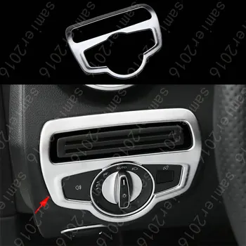 Chrome Front Headlight Switch Cover Trim For Mercedes-Benz GLC Class X205 2016 2017
Chrome Front Headlight Switch Cover Trim For Mercedes-Benz GLC Class X205 2016 2017