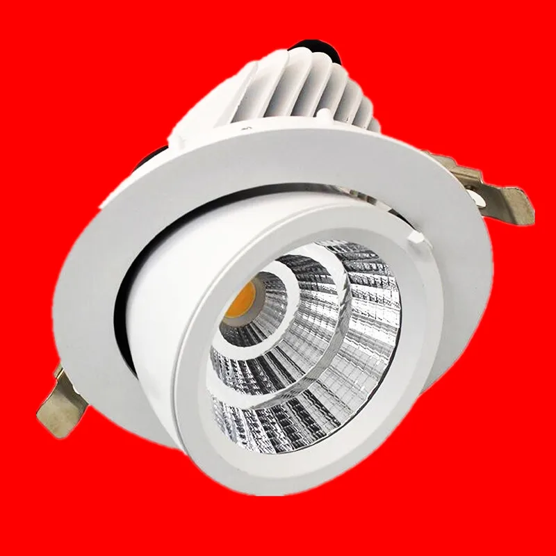 LED Downlight 12W 15W 25W 40W COB Ceiling Lamp Lights For Home Warm White Bathroom Light Indoor Lighting Rotate 360 degrees | Лампы и