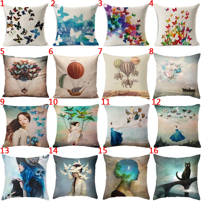 Comwarm Fantasy Fairy Style Printed Cushion Cotton Linen Square 45*45cm Pillowcase for Comfortable Warmth Home Decor HH097
Comwarm Fantasy Fairy Style Printed Cushion Cotton Linen Square 45*45cm Pillowcase for Comfortable Warmth Home Decor HH097