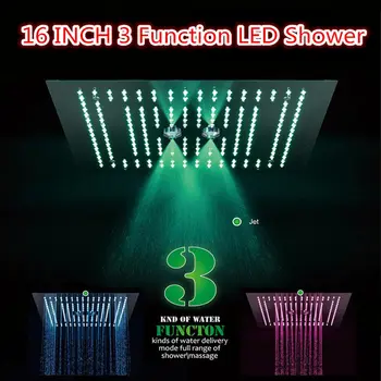 Luxury 64 Color Change Remote Control Led Shower Head 16inch Big Rain Showerhead Rainfall Misty Curtain Ceiling Shower Square
Luxury 64 Color Change Remote Control Led Shower Head 16inch Big Rain Showerhead Rainfall Misty Curtain Ceiling Shower Square