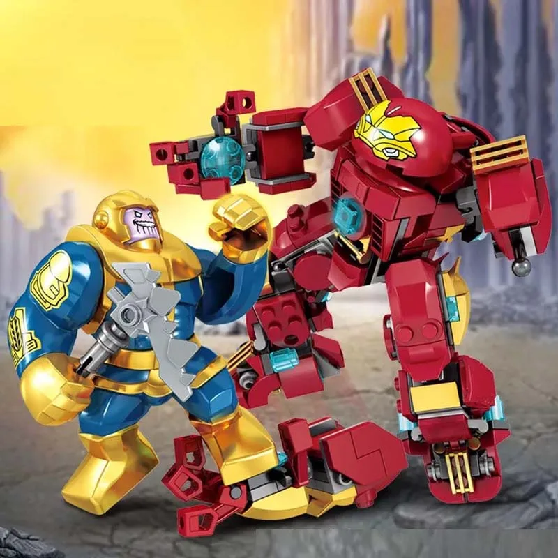 8pcs/set Hot Sale Thanos figure toy The Avengers 4 Iron Man building blocks boy toys gift for children
8pcs/set Hot Sale Thanos figure toy The Avengers 4 Iron Man building blocks boy toys gift for children