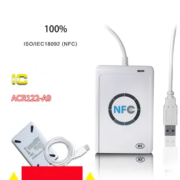 RFID Smart Card Reader Writer Copier Duplicator Writable Clone Software USB S50 13.56mhz ISO/IEC18092+5pcs M1 Cards NFC ACR122U
RFID Smart Card Reader Writer Copier Duplicator Writable Clone Software USB S50 13.56mhz ISO/IEC18092+5pcs M1 Cards NFC ACR122U