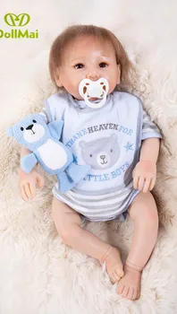 Reborn boy dolls 45cm soft silicone reborn baby dolls toys for child girls gift fashion doll baby real alive bonecas
Reborn boy dolls 45cm soft silicone reborn baby dolls toys for child girls gift fashion doll baby real alive bonecas