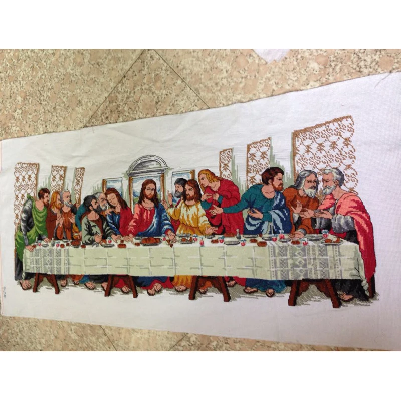 Cross Stitch finished / cross stitch landscape painting/Machine cross stitch finished - The Last Supper
Cross Stitch finished / cross stitch landscape painting/Machine cross stitch finished - The Last Supper